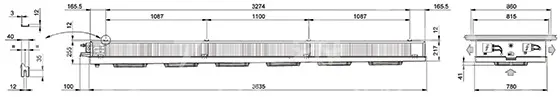 výparník ECO - Luvata GDE316E3 bv, 14,79  (dT 8 st., R404a) bez odtávání